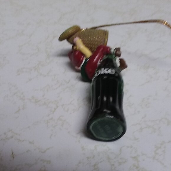 Coca-Cola Bottling Works Collection Christmas Ornament Elf with Bottle of Coke - Picture 6 of 8